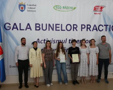 Gala Bunelor Practici, ediția a XVI-a: tinerii și tinerele din raionul Ialoveni celebrează activismul civic